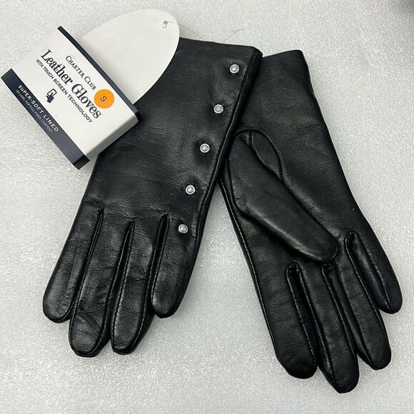 Genuine leather winter gloves - Picture 1 of 7